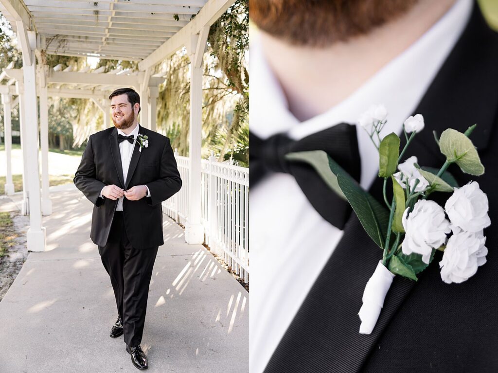 Groom portraits at lake mary event center