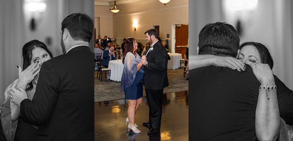 Groom and mothers first dance at lake mary event center