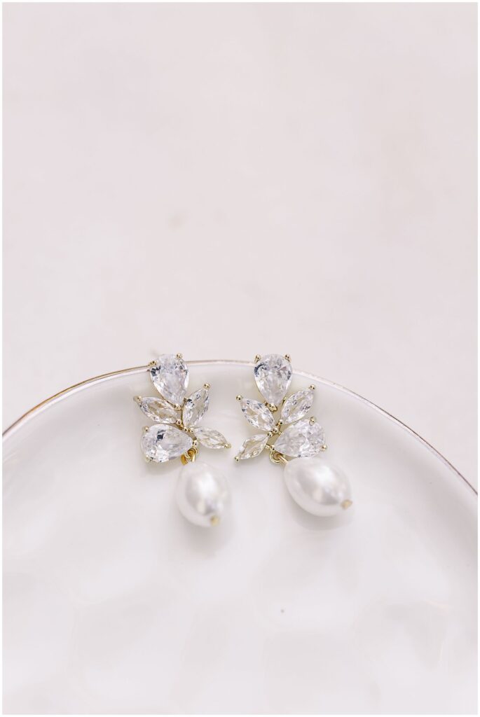 wedding day earrings
